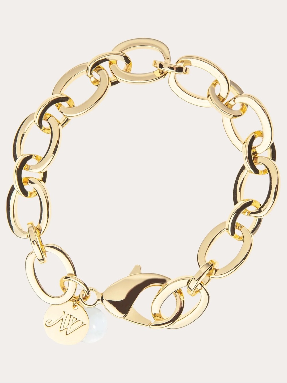 Jane Win Mother of Pearl Link Bracelet